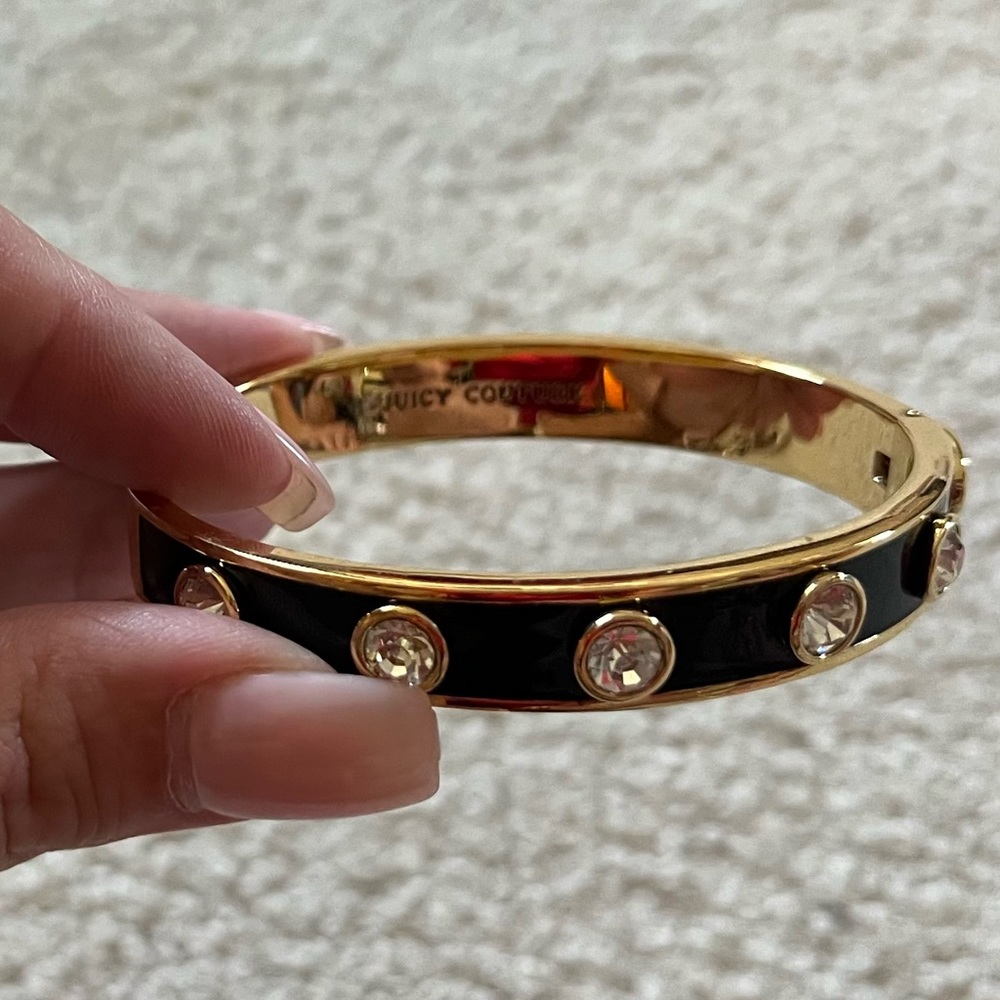 Juicy Couture gold/black bracelet